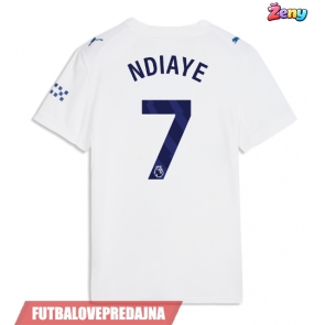 Lacne Ženy Futbalové dres Manchester City Iliman Ndiaye #7 2026-27 Krátky Rukáv - Tretina